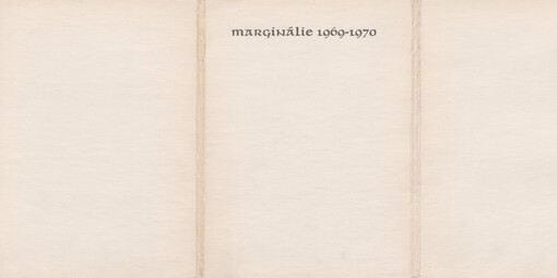 Marginálie 1969-1970