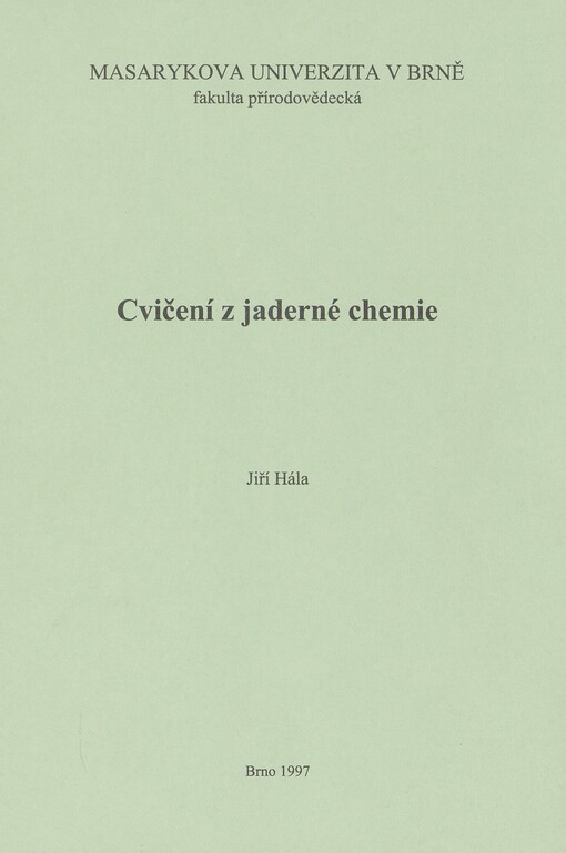 Cvičení z jaderné chemie