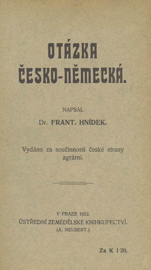 Otázka česko-německá