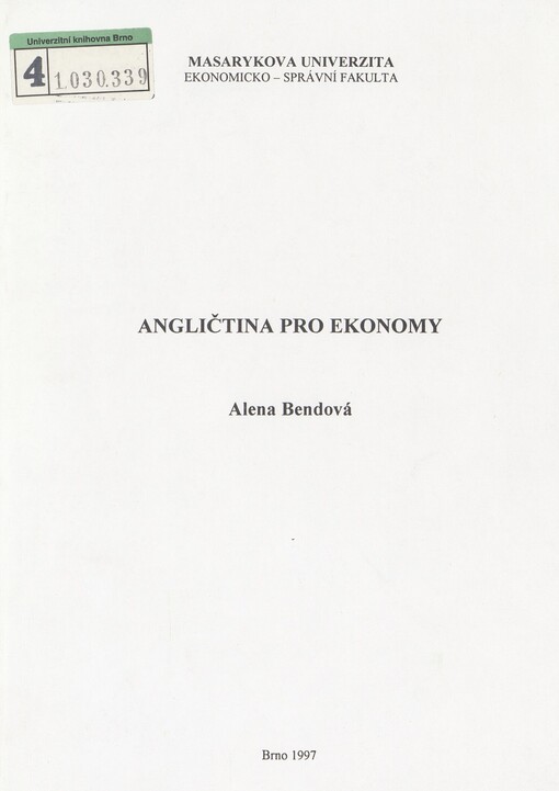 Angličtina pro ekonomy