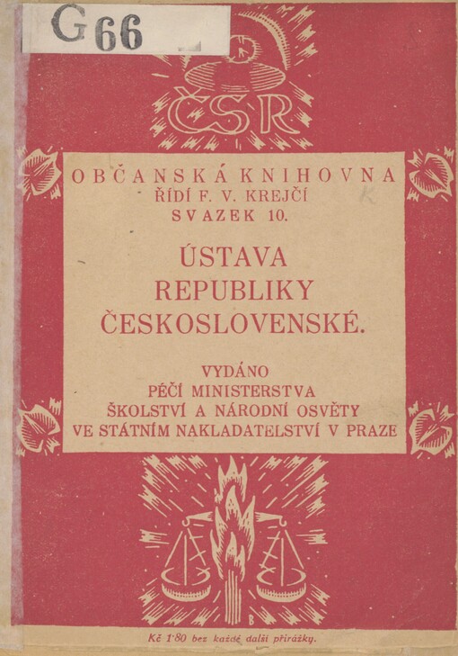 Ústava republiky Československé