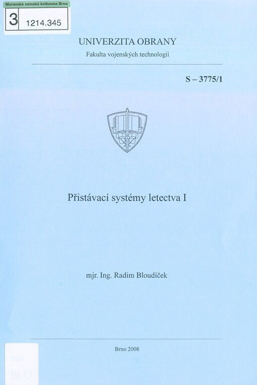 Přistávací systémy letectva I. 1