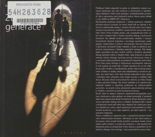 Ztracená generace?: o duchovním dialogu mezi českou mládeží a katolickou církví