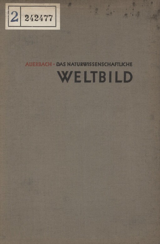 Das naturwissenschaftliche Weltbild