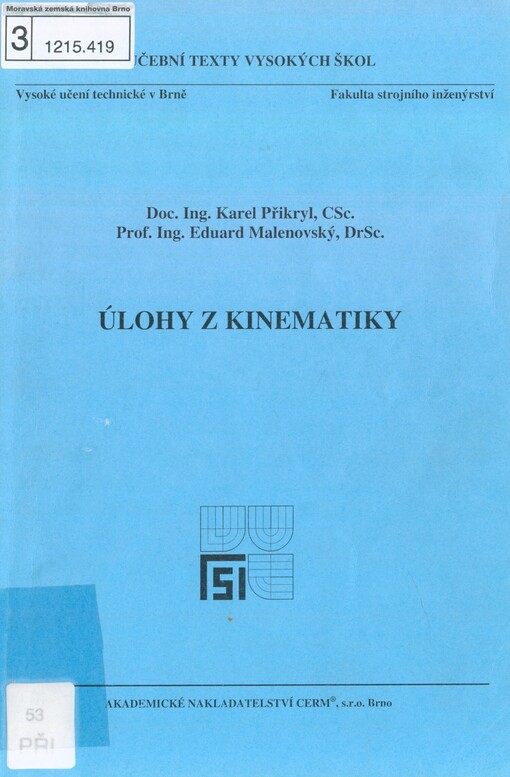 Úlohy z kinematiky