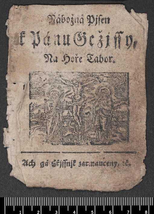 Nábožná Pjseň k Pánu Gežjssy, Na Hoře Tabor: Ach gá hřjssnjk zarmauceny, etc