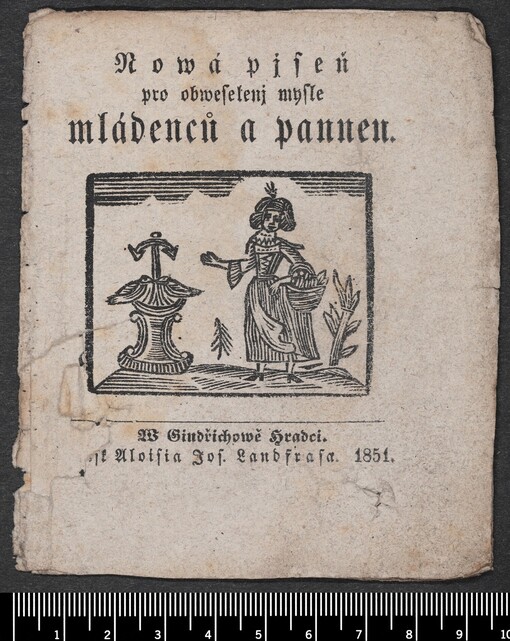 Nowá pjseň pro obweselenj mysle mládenců a pannen
