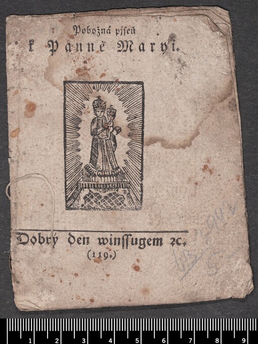 Nábožná pjseň k Panně Maryi: Dobrý den winssugem etc