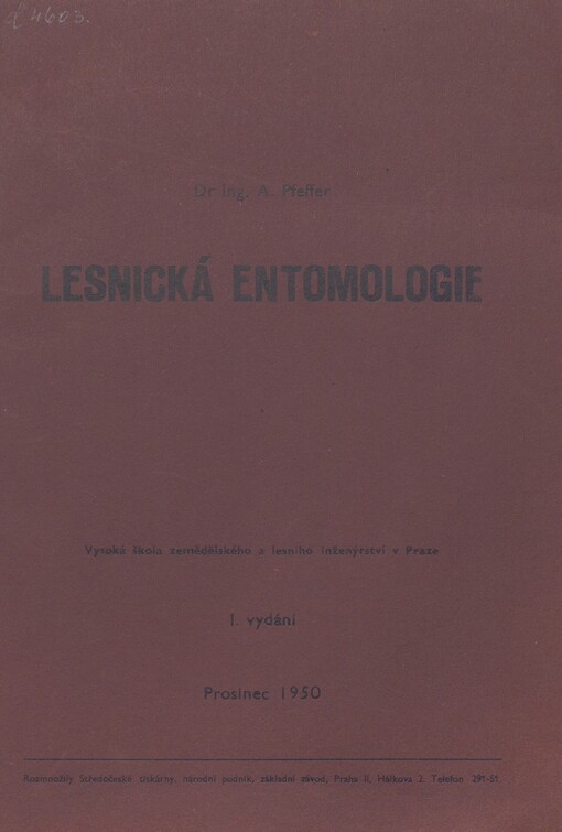 Lesnická entomologie