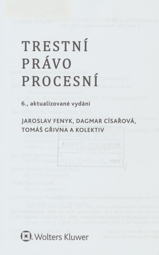 Trestní právo procesní
