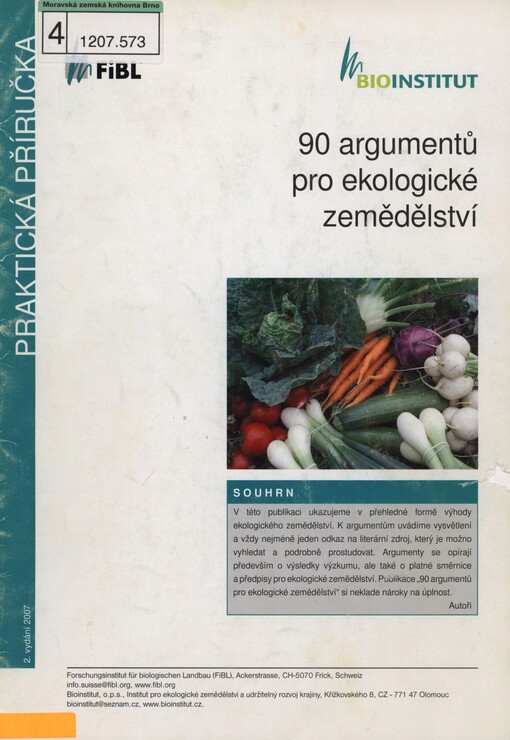 90 argumentů pro ekologické zemědělství