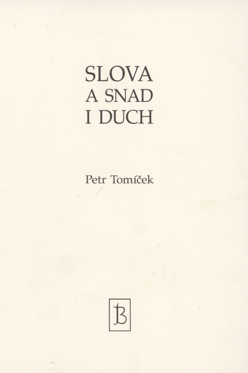 Slova a snad i duch