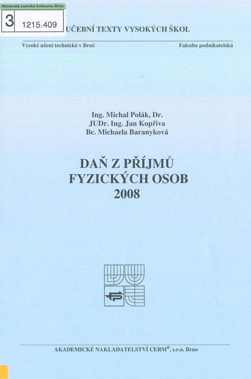 Daň z příjmů fyzických osob 2008