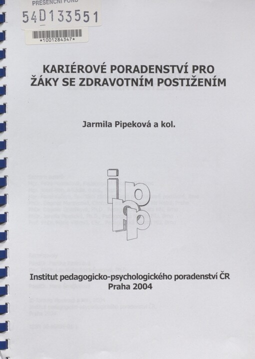 Kariérové poradenství pro žáky se zdravotním postižením