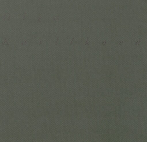 Olga Karlíková: [katalog výstavy], Litoměřice, Ústí nad Labem [1996