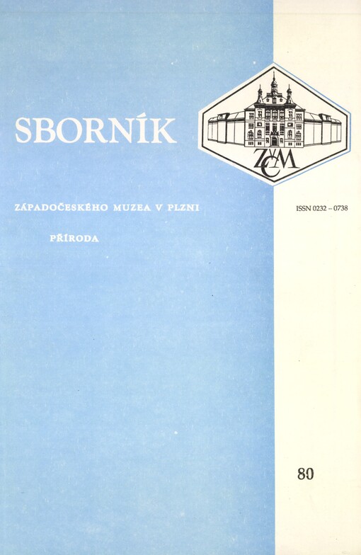 Sborník Západočeského muzea v Plzni. [Sv.] 80. Příroda
