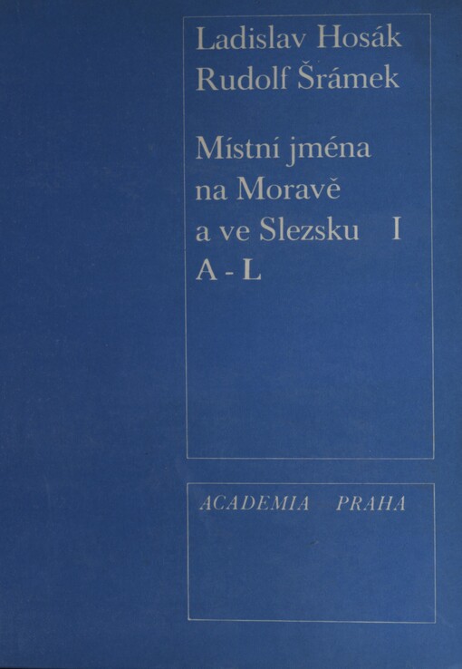 Místní jména na Moravě a ve Slezsku