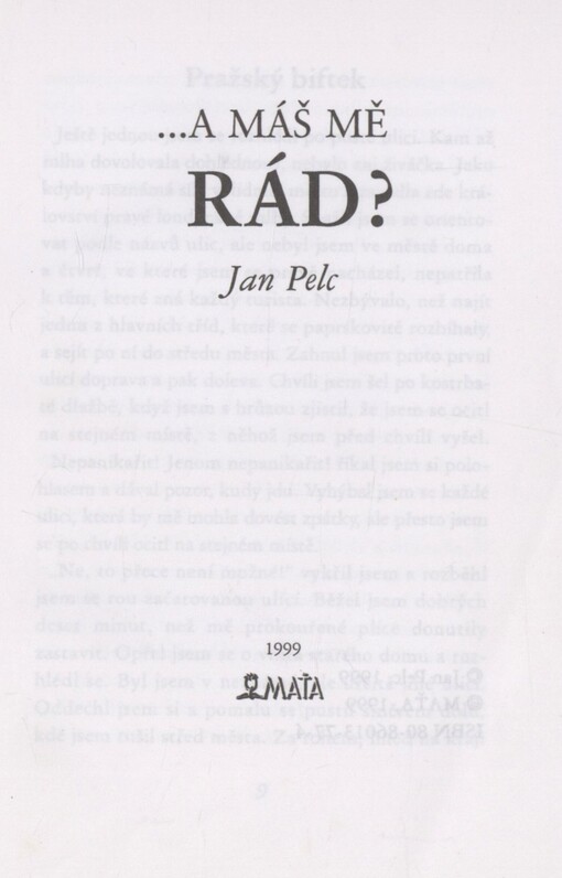 --a máš mě rád?
