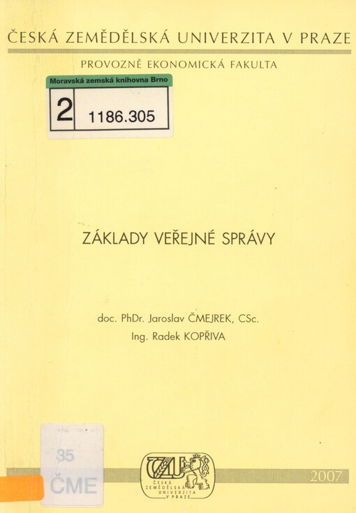 Základy veřejné správy