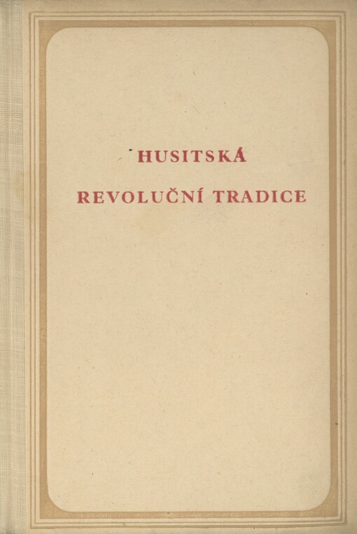 Husitská revoluční tradice