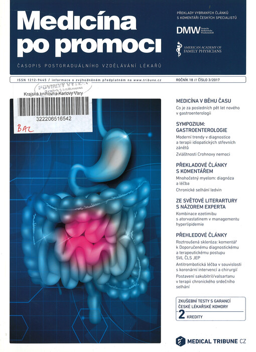 Medicína po promoci = Postgraduate medicine Czech : časopis postgraduálního vzdělávání lékařů