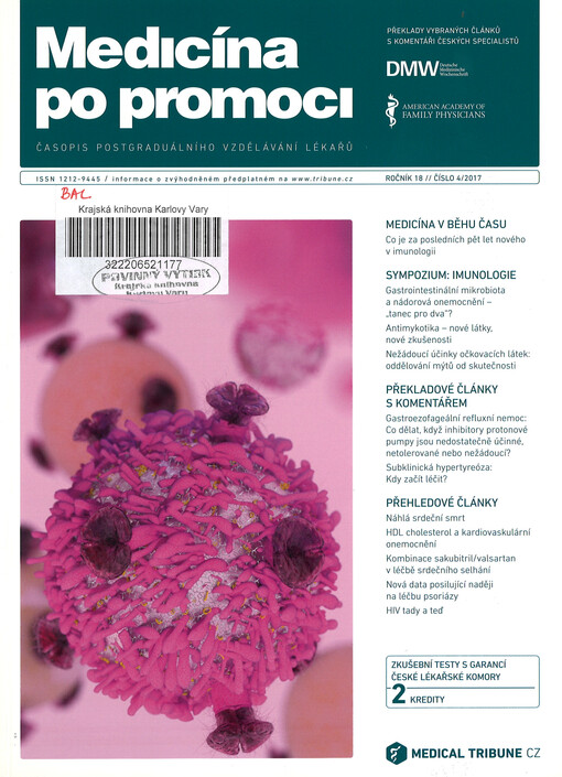 Medicína po promoci = Postgraduate medicine Czech : časopis postgraduálního vzdělávání lékařů