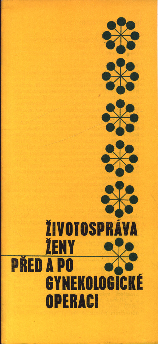 Životospráva ženy před a po gynekologické operaci