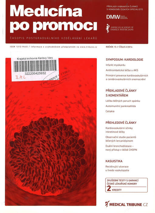 Medicína po promoci = Postgraduate medicine Czech : časopis postgraduálního vzdělávání lékařů