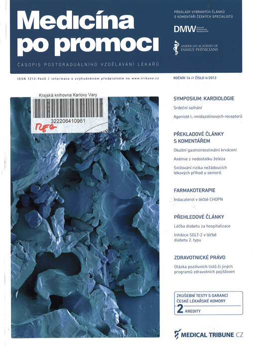 Medicína po promoci = Postgraduate medicine Czech : časopis postgraduálního vzdělávání lékařů