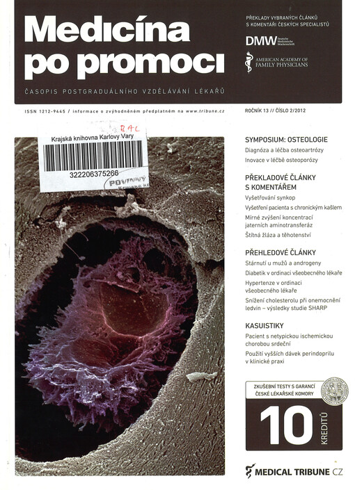Medicína po promoci = Postgraduate medicine Czech : časopis postgraduálního vzdělávání lékařů