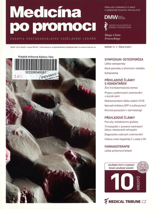 Medicína po promoci = Postgraduate medicine Czech : časopis postgraduálního vzdělávání lékařů
