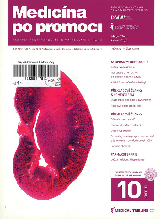 Medicína po promoci = Postgraduate medicine Czech : časopis postgraduálního vzdělávání lékařů