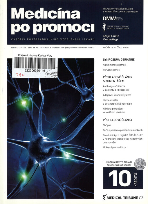 Medicína po promoci = Postgraduate medicine Czech : časopis postgraduálního vzdělávání lékařů