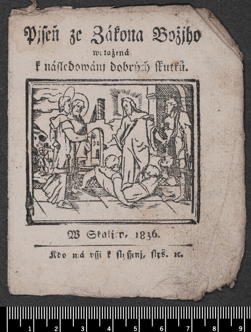 Pjseň ze Zákona Božjho wytažená k následowánj dobrých skutků