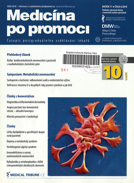 Medicína po promoci = Postgraduate medicine Czech : časopis postgraduálního vzdělávání lékařů