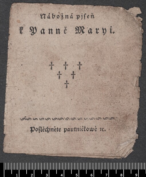 Nábožná pjseň k Panně Maryi: Poslěchněte pautničkowé etc