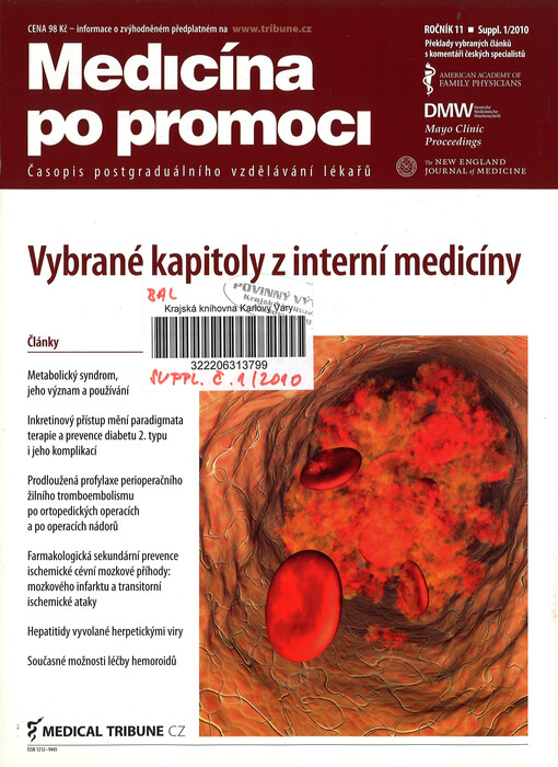 Medicína po promoci = Postgraduate medicine Czech : časopis postgraduálního vzdělávání lékařů