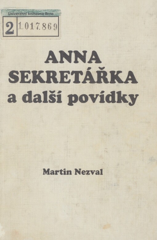 Anna sekretářka a další povídky