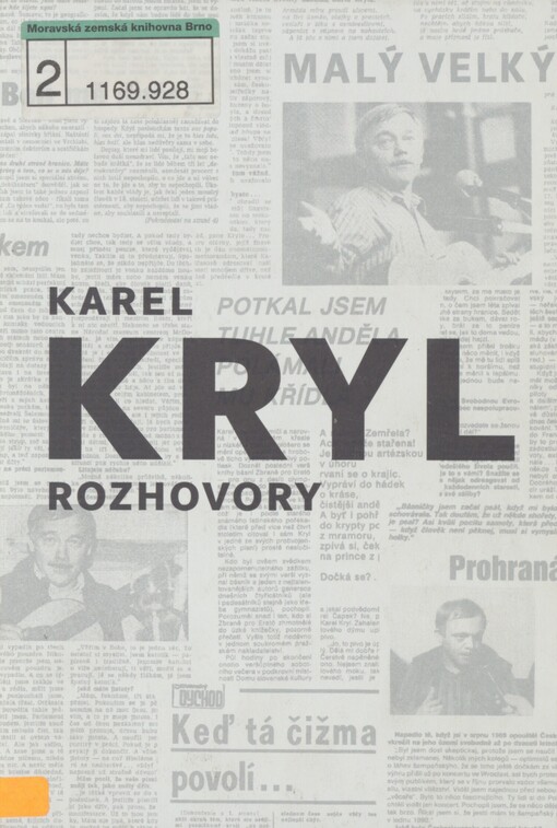 Karel Kryl: rozhovory