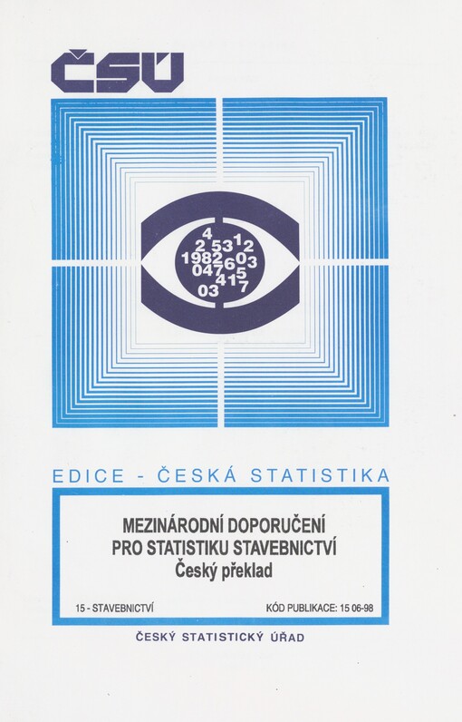 Mezinárodní doporučení pro statistiku stavebnictví: český překlad