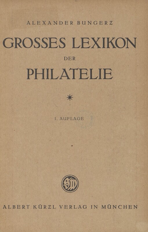Grosses Lexikon der Philatelie