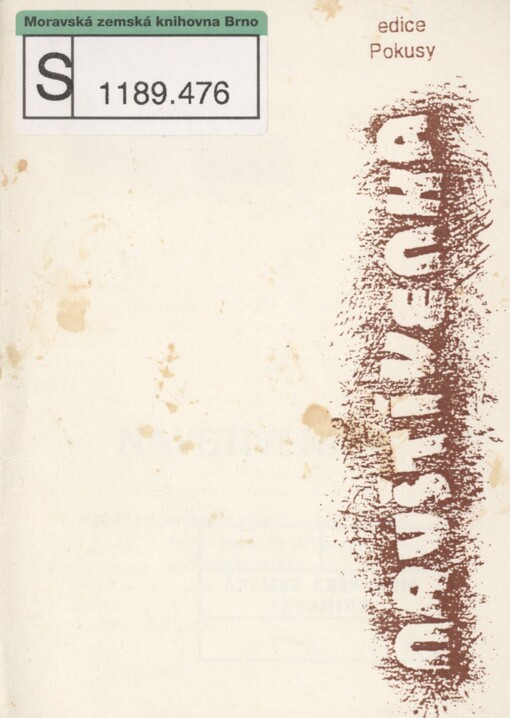 Navštívenka: výběr z oceněných prací literární soutěže Brněnské kolo 1995