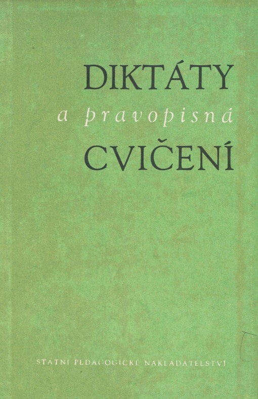 Diktáty a pravopisná cvičení