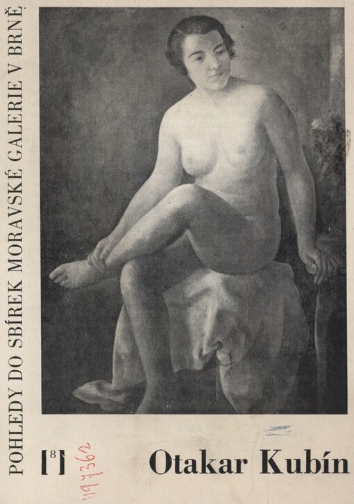Otakar Kubín: (1883-1969) : Moravská galerie v Brně, 14. ledna-28. února 1982