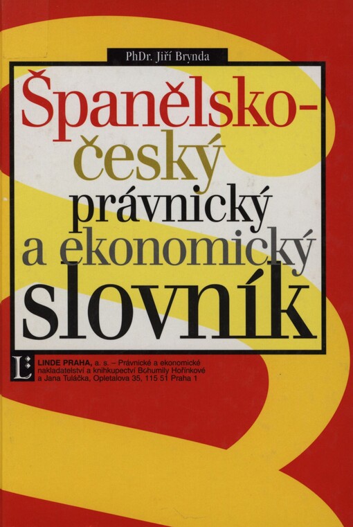 Španělsko-český právnický a ekonomický slovník
