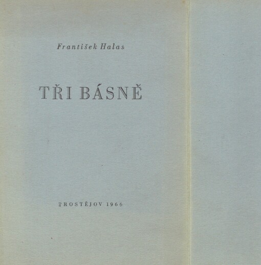 Tři básně