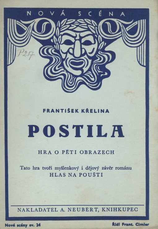 Postila: hra o pěti obrazech : [hra ... je myšlenkový i dějový závěr románu Hlas na poušti]