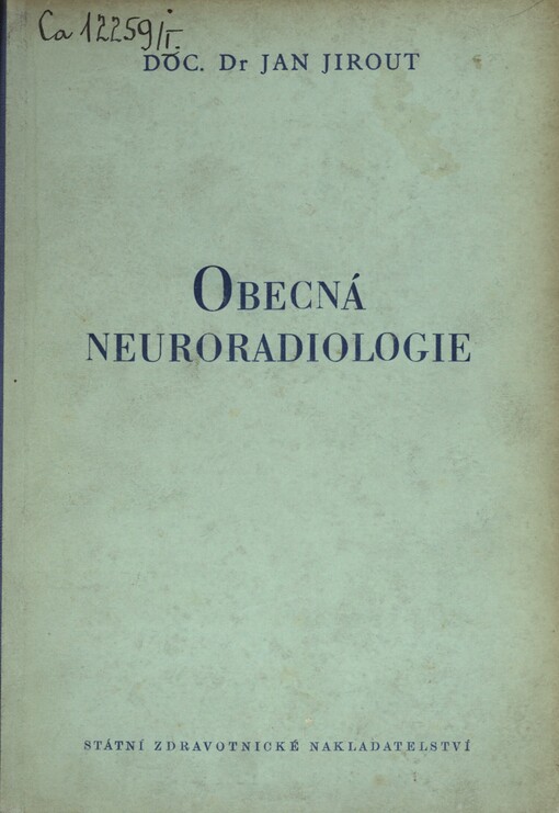 Obecná neuroradiologie