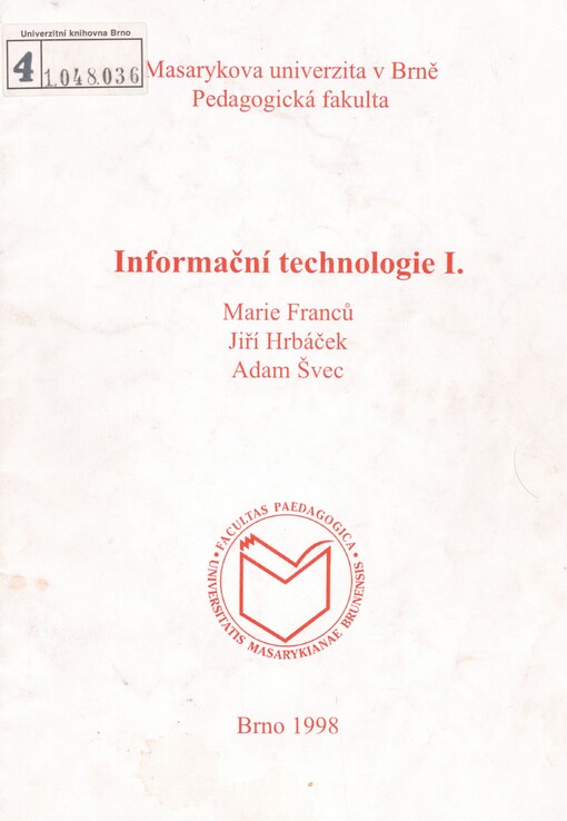 Informační technologie I