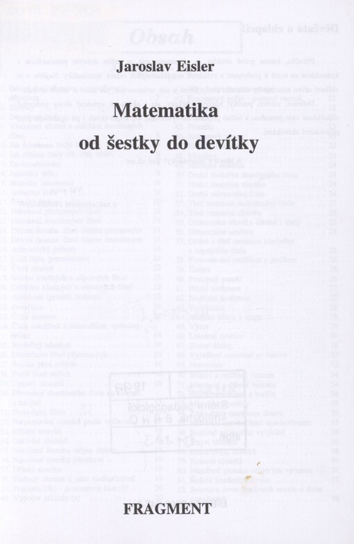 Matematika od šestky do devítky